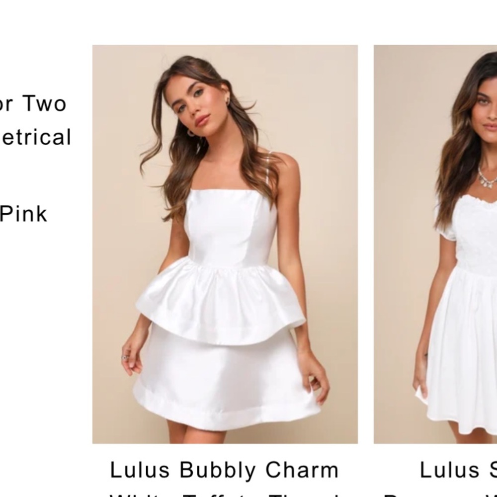 Lulu's White Satin Ruffle Dress - Picture 6 of 6